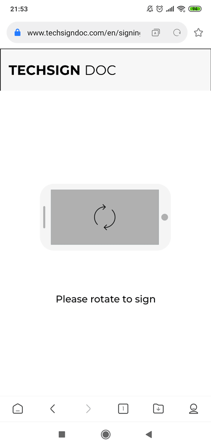 Sign pdf documents with electronic signature directly from internet explorer