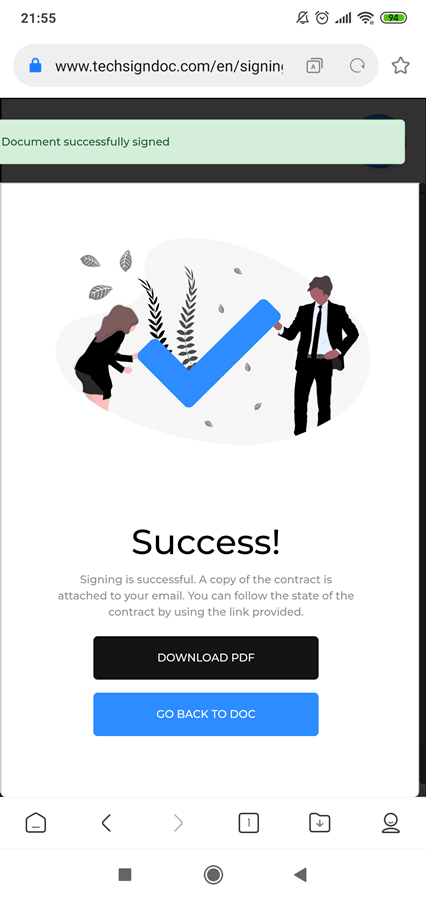 Electronic signature for free on any device